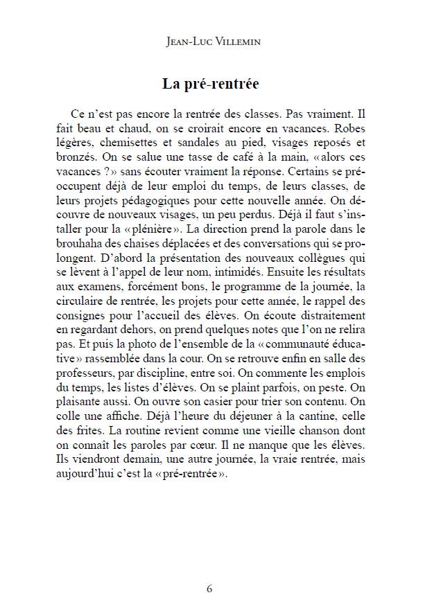 La dernière copie ou l’heur de partir – Image 4