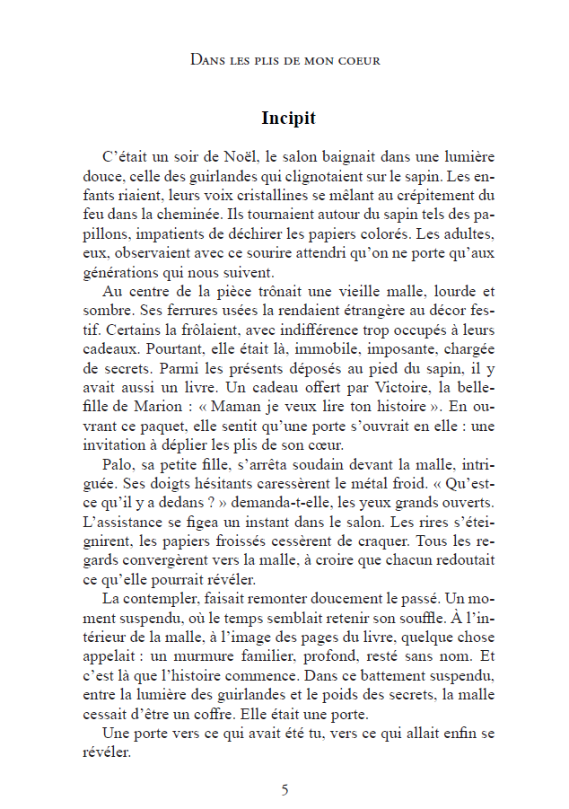 Dans les plis de mon coeur – Image 3