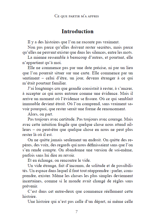 Ce que partir m'a appris – Image 3